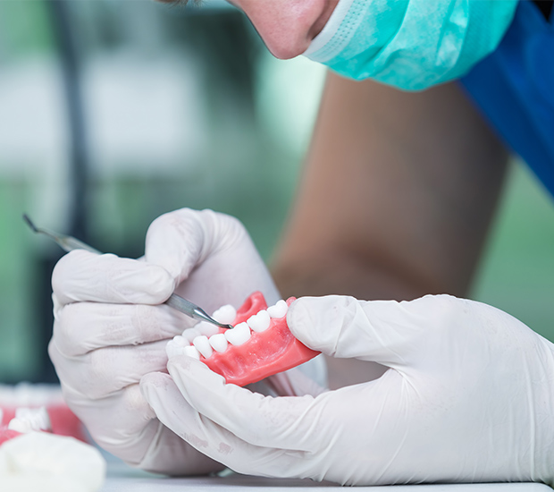 Feeding Hills Partial Denture for One Missing Tooth